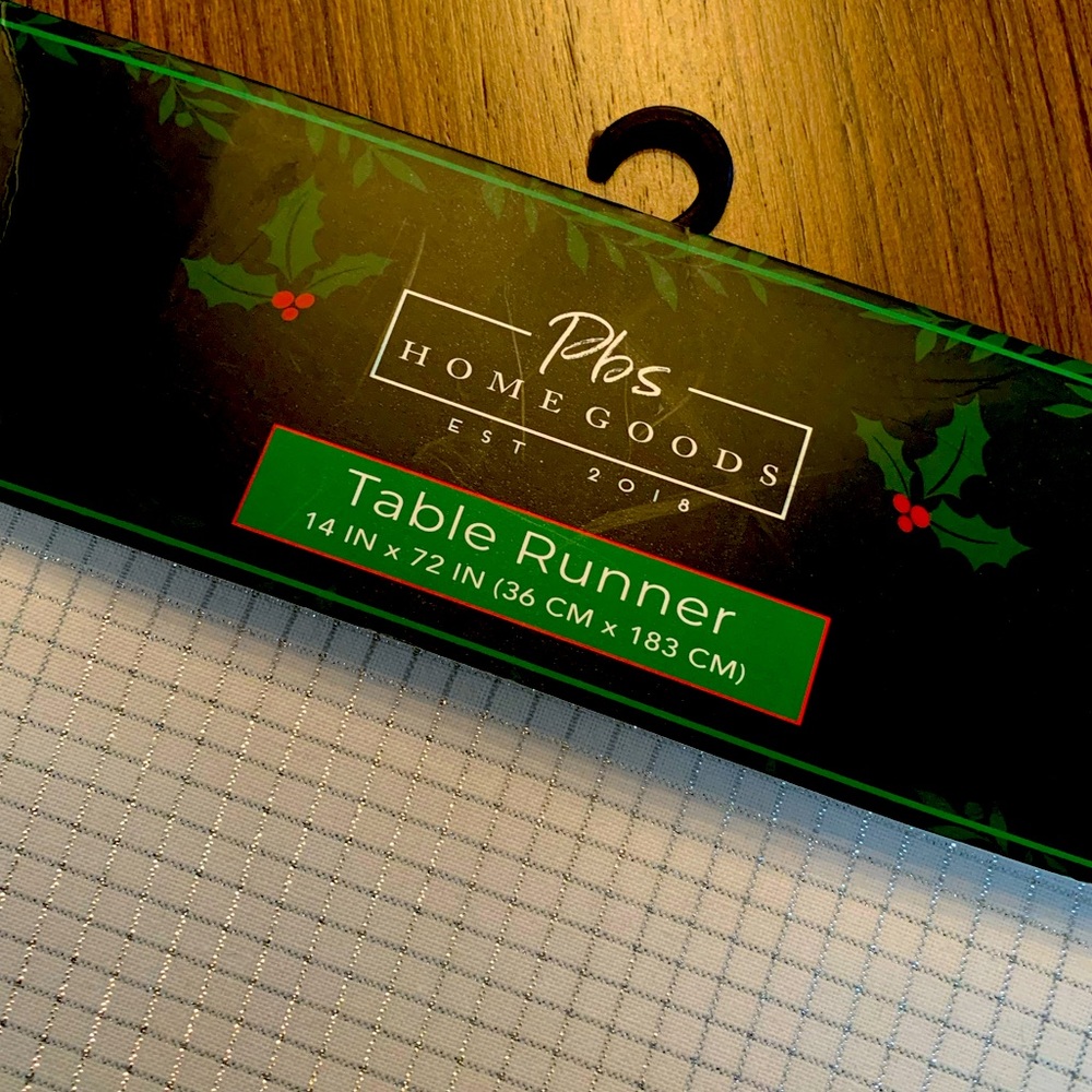 Brand new table runner